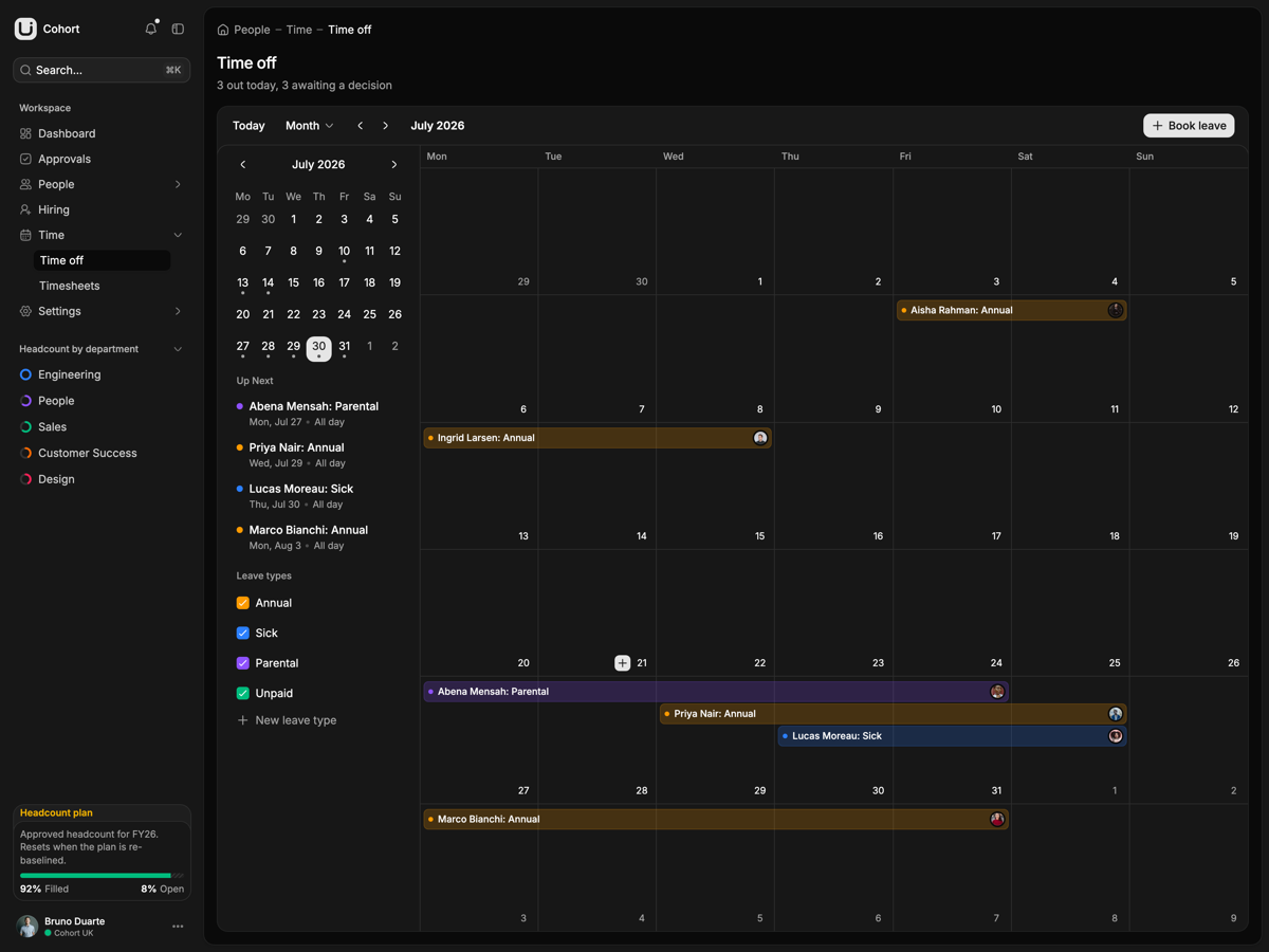 Cohort screen 3