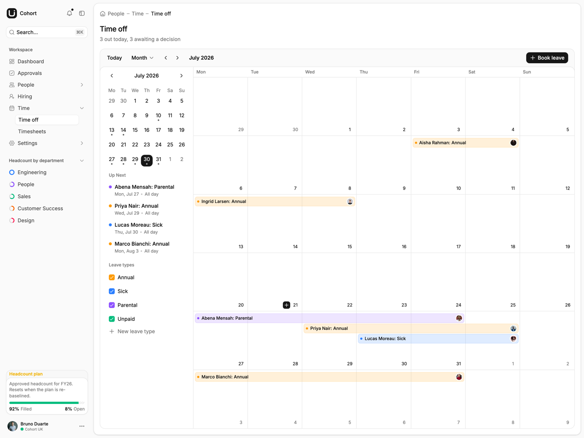 Cohort screen 3