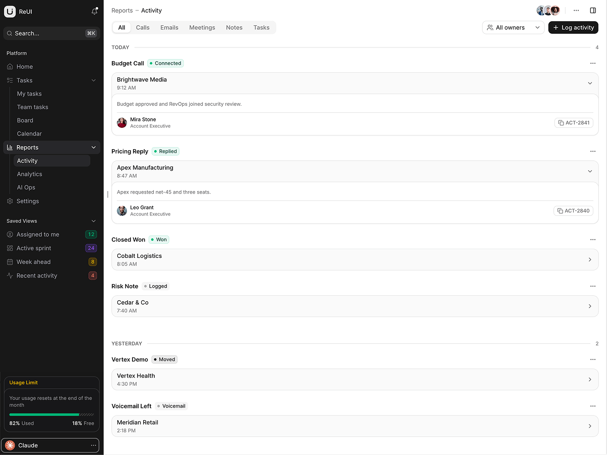 Tempo screen 4