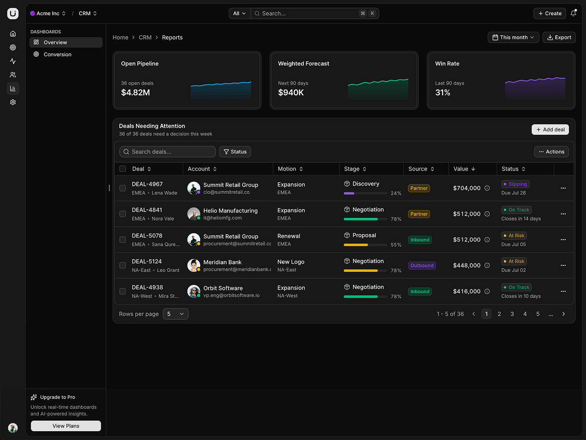 Verve screen 4